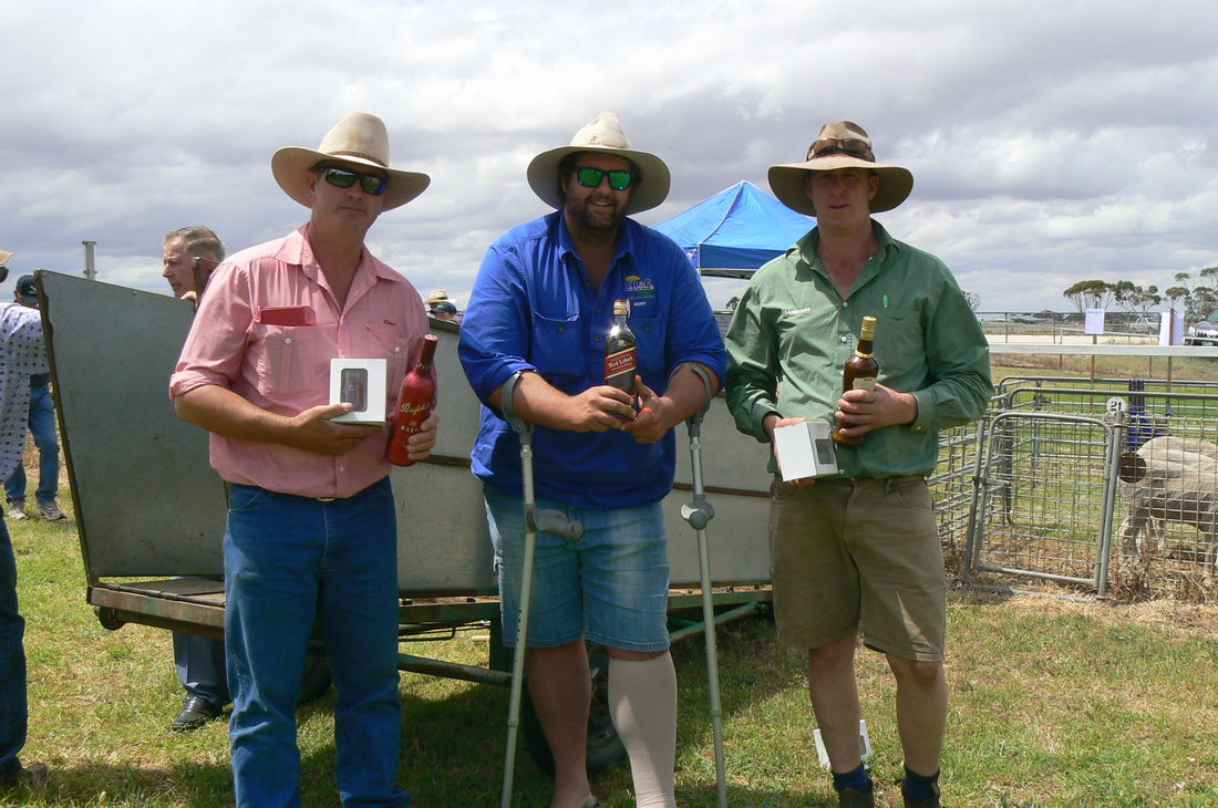 Judges Martin Williams (Elders), Tim Ferguson (Landmark) & Rory Singleton (BR&C)